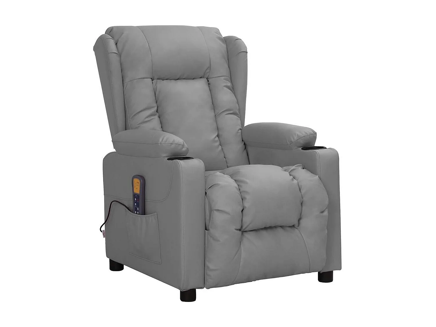 Fauteuil de massage Gris Similicuir