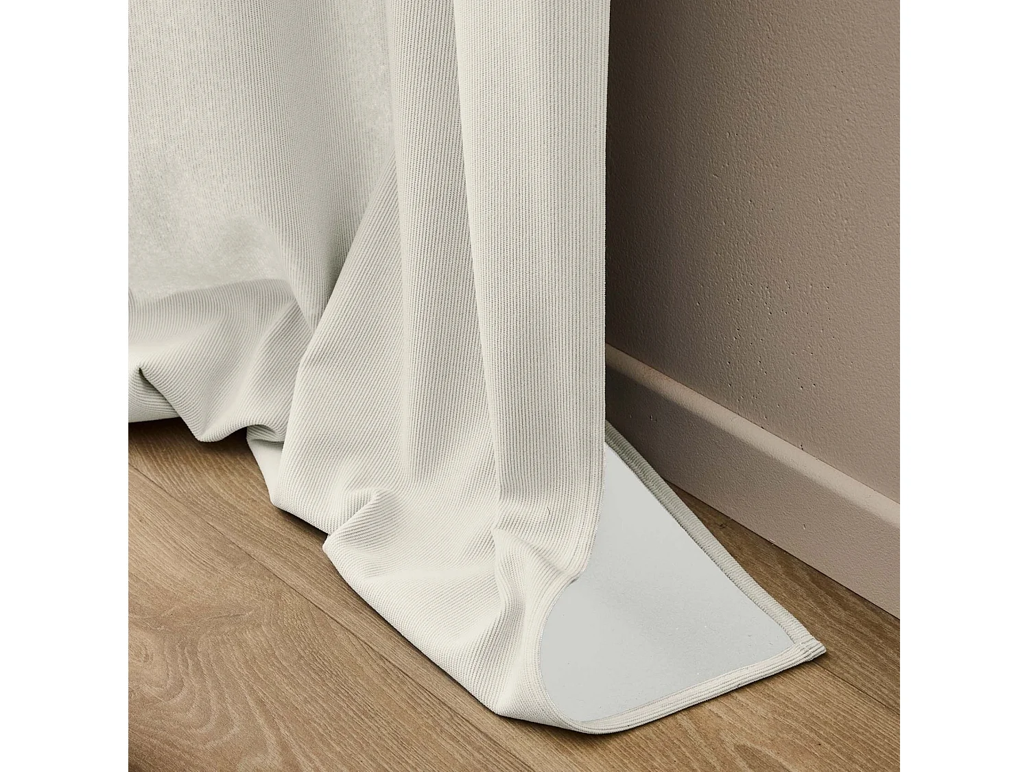 Rideau thermique velours 140x260 naturel Madison