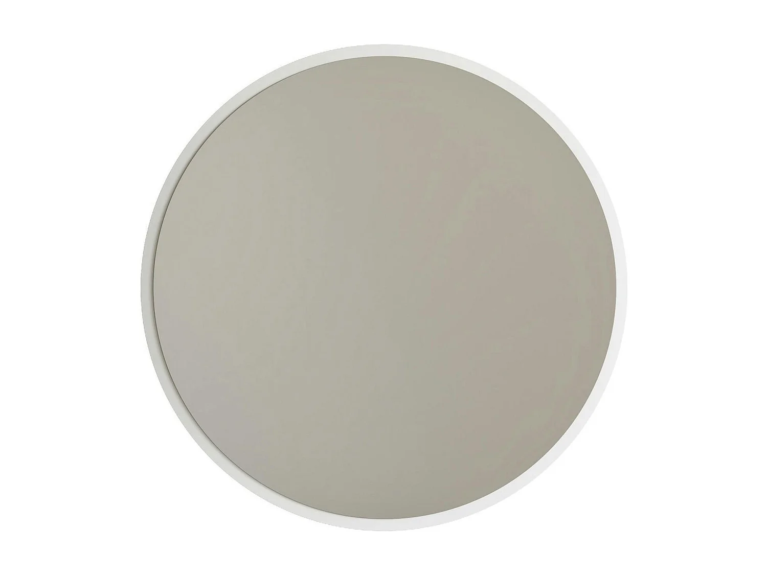 Miroir rond blanc Ø60 cm - entrée, salon CODY