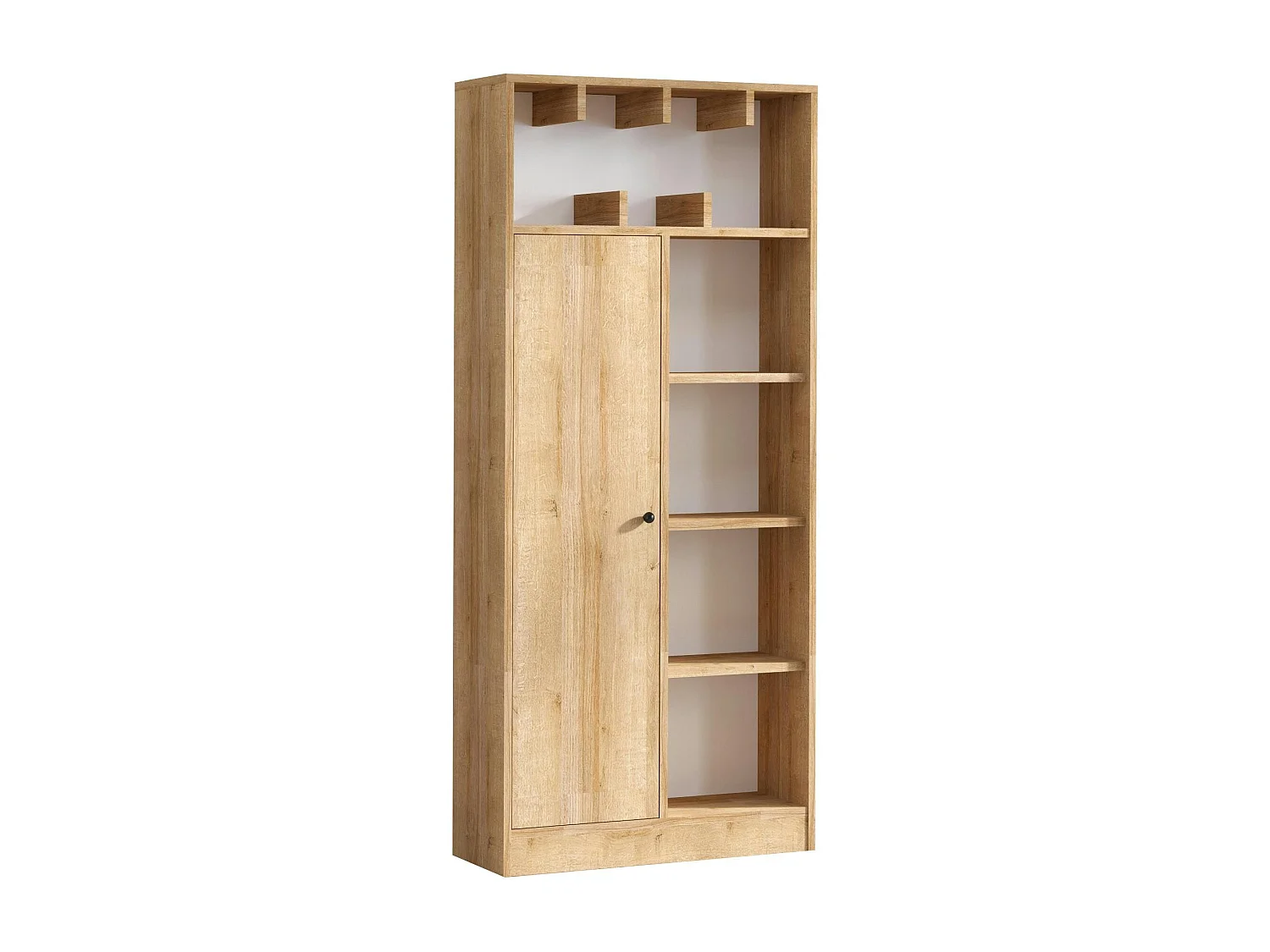 Bibliothèque chambre ado effet bois clair - moderne MARFA