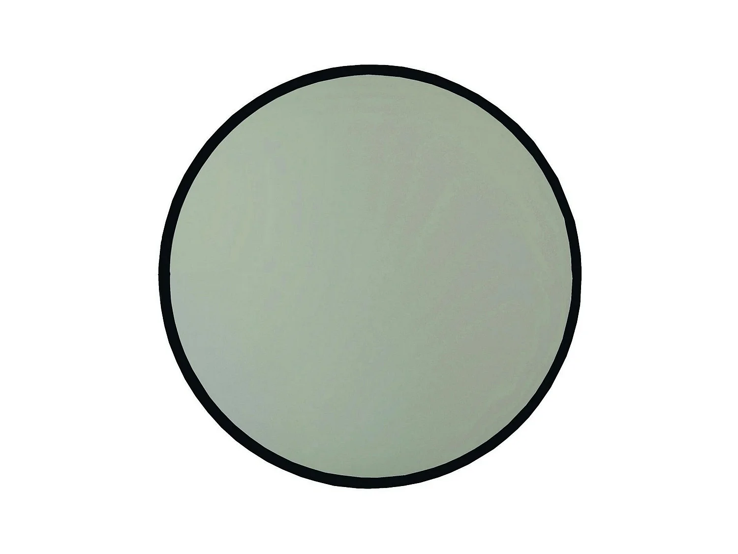 Miroir d'entrée noir Ø60 cm - style contemporain CODY