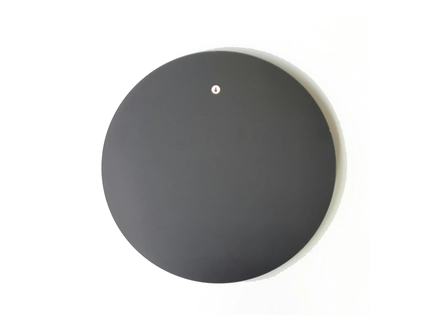 Miroir d'entrée noir Ø60 cm - style contemporain CODY