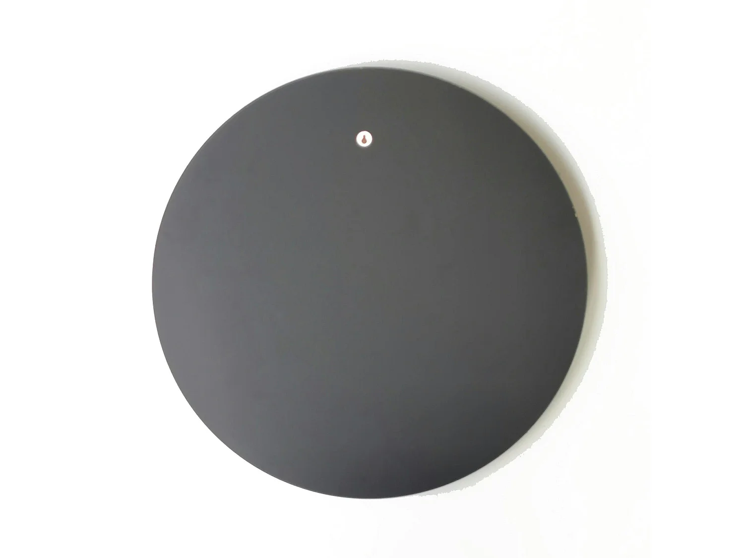 Miroir d'entrée noir Ø60 cm - style contemporain CODY