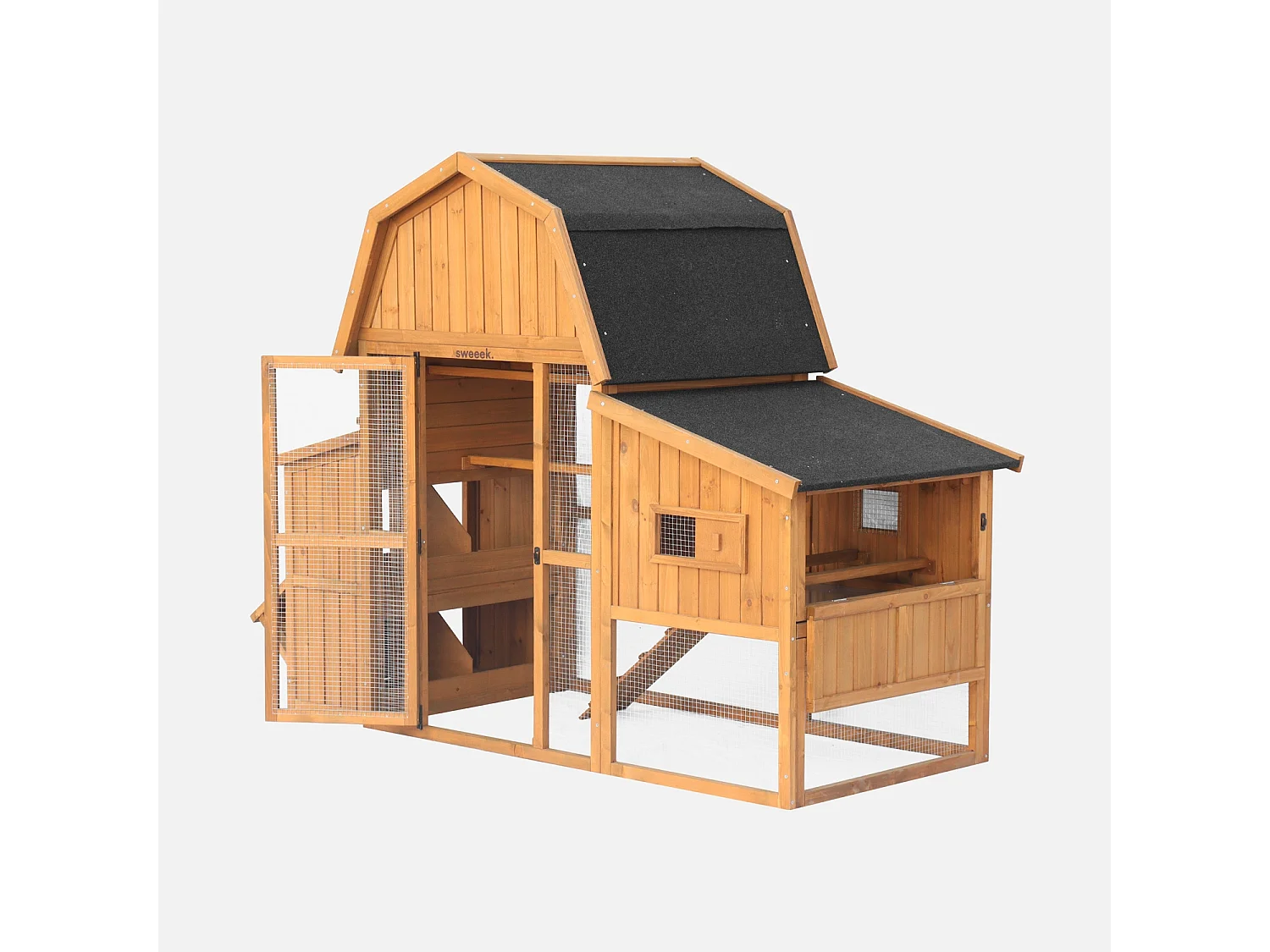 Gallinero en madera de abeto para 6 gallinas madera