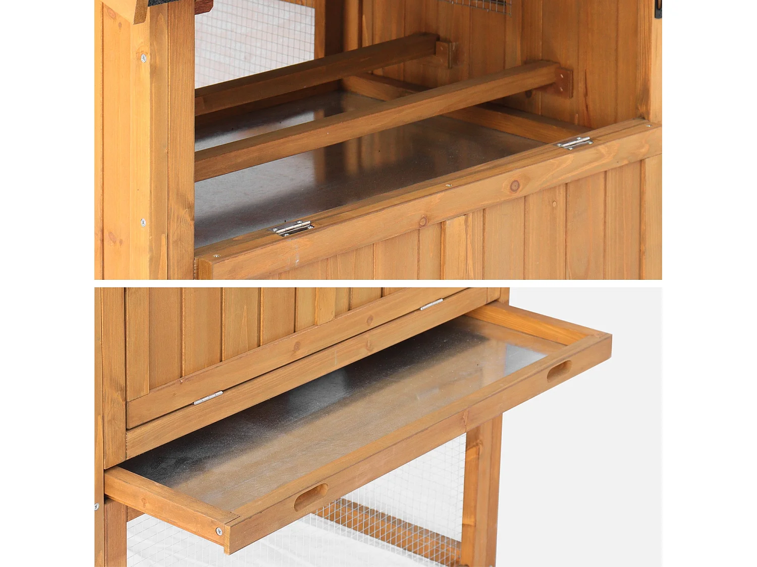 Gallinero en madera de abeto para 6 gallinas madera