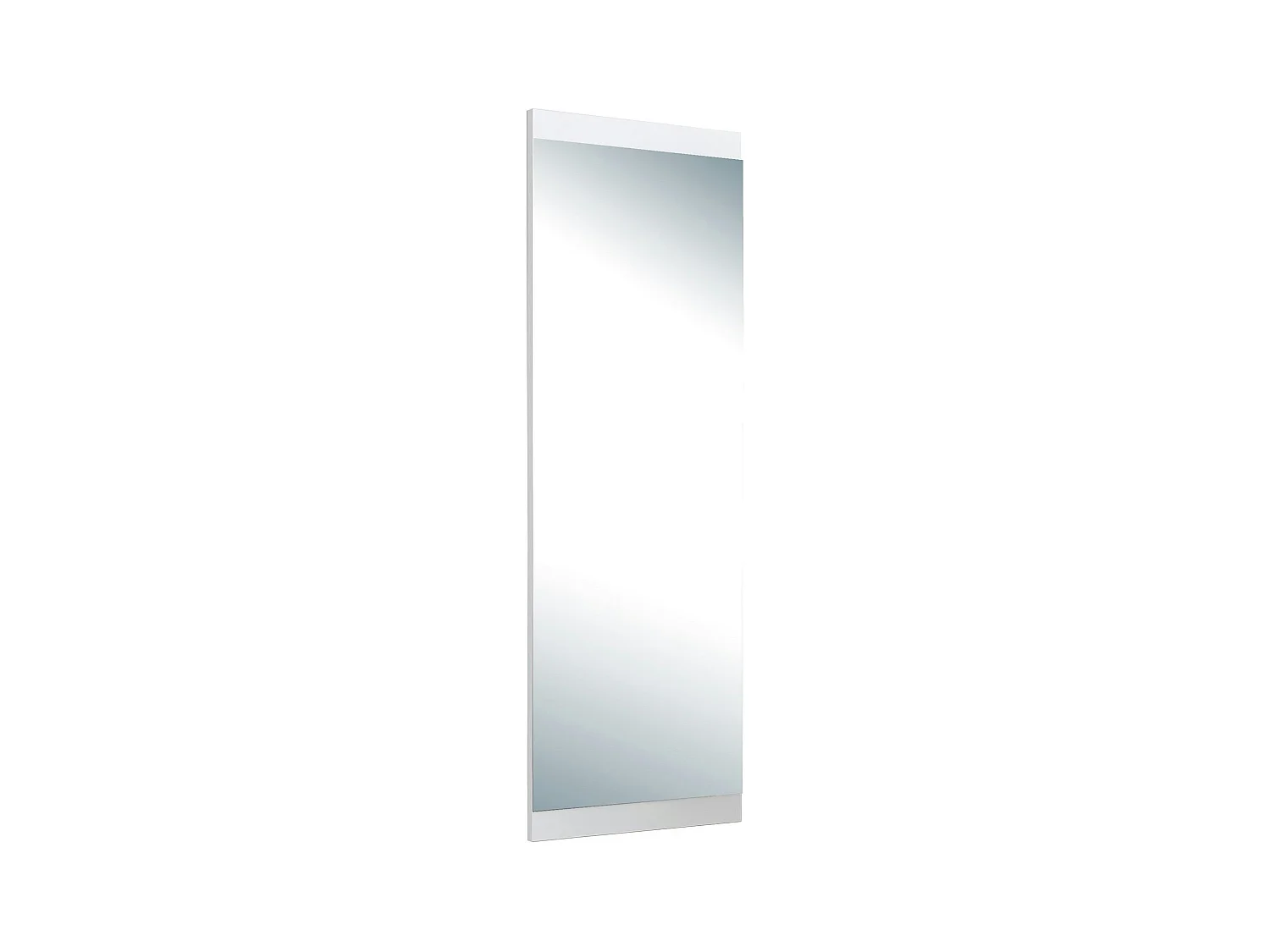 Miroir rectangulaire blanc à suspendre ou poser 120 cm CODY