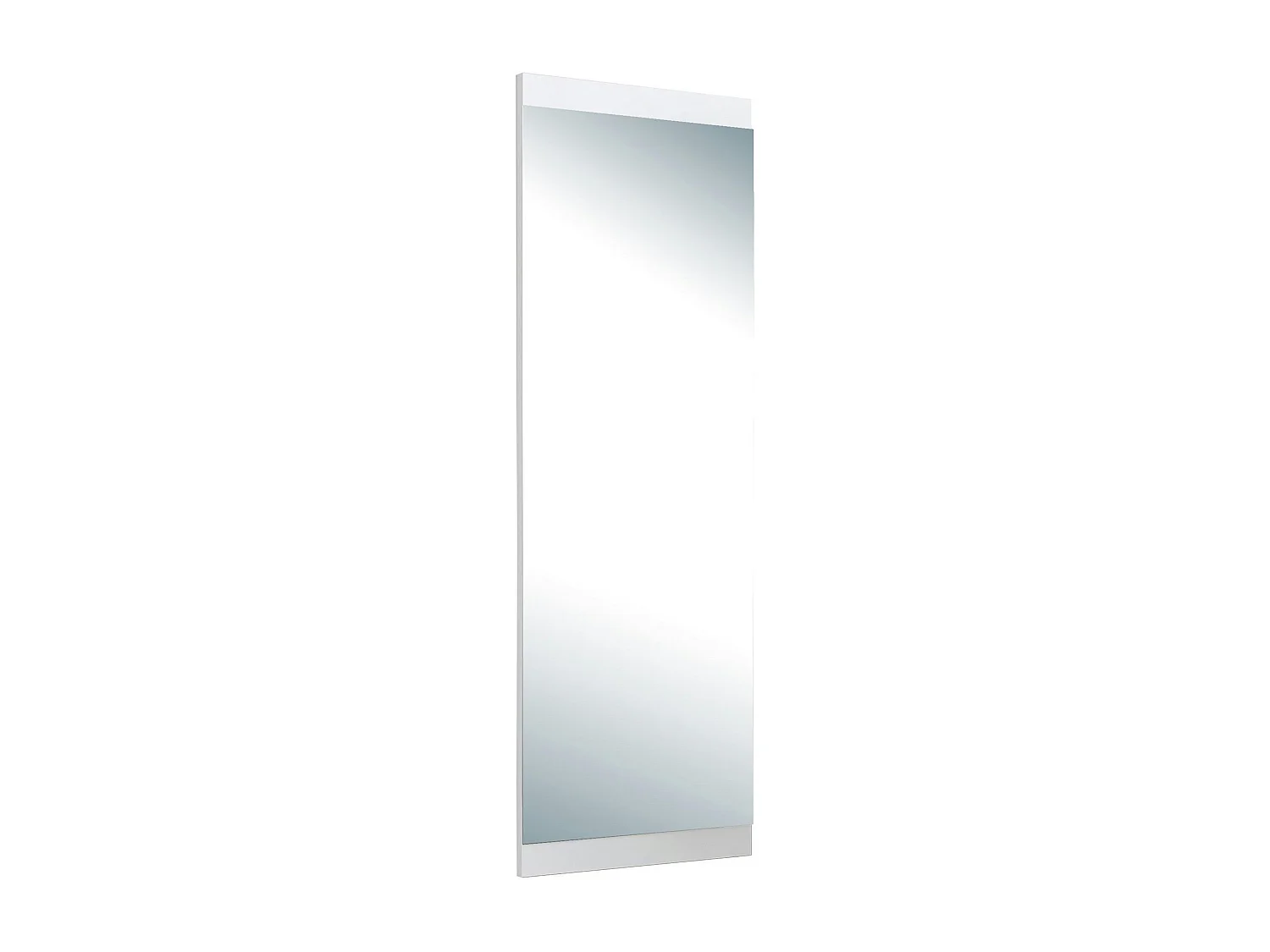 Miroir rectangulaire blanc à suspendre ou poser 120 cm CODY