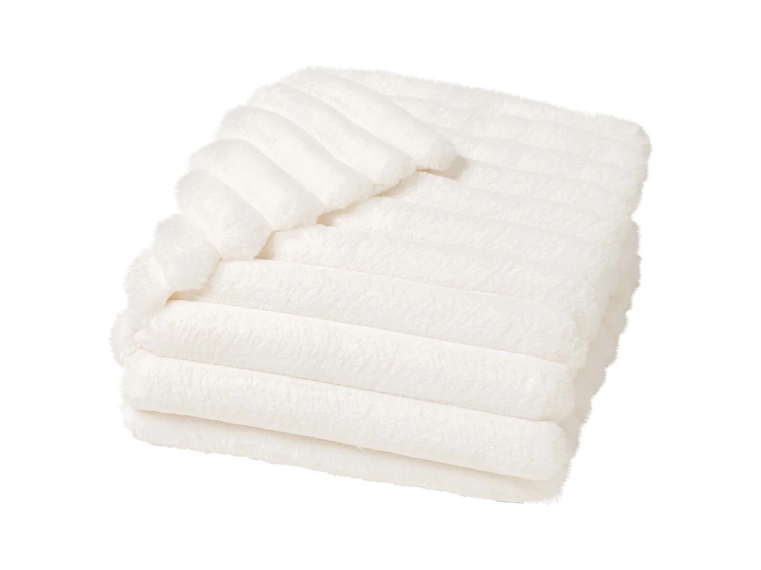 Plaid fourrure chaud naturel 125x150 Boudoir