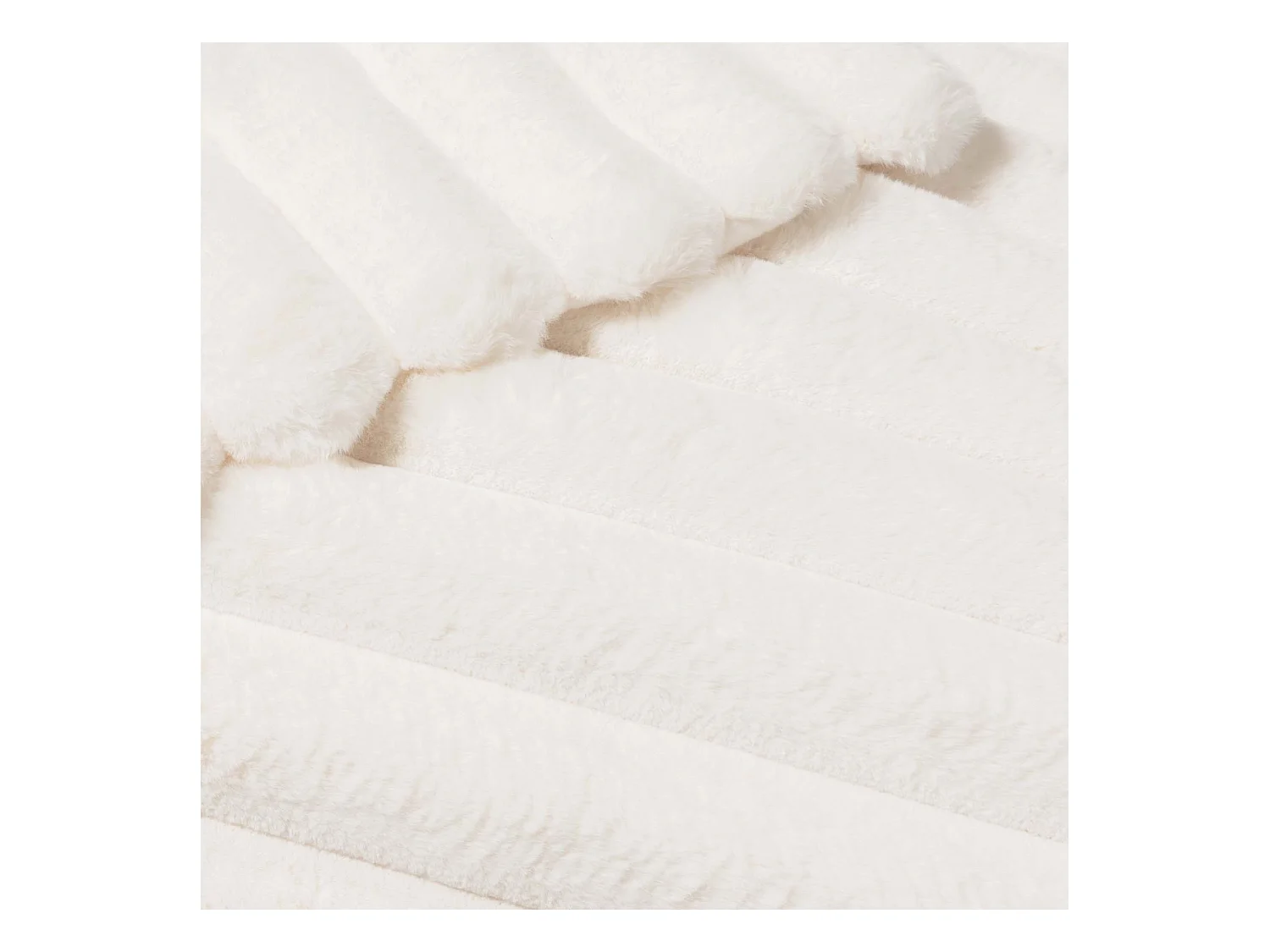 Plaid fourrure chaud naturel 125x150 Boudoir