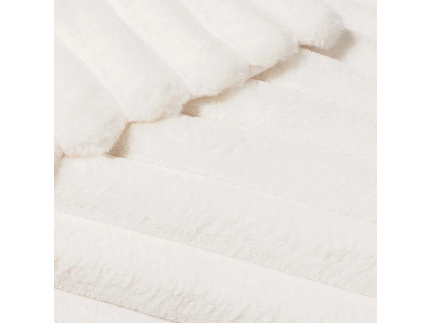 Plaid fourrure chaud naturel 125x150 Boudoir