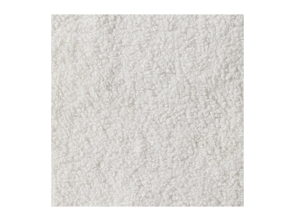 Silla de oficina con ruedas ajustable de metal y borreguito blanco