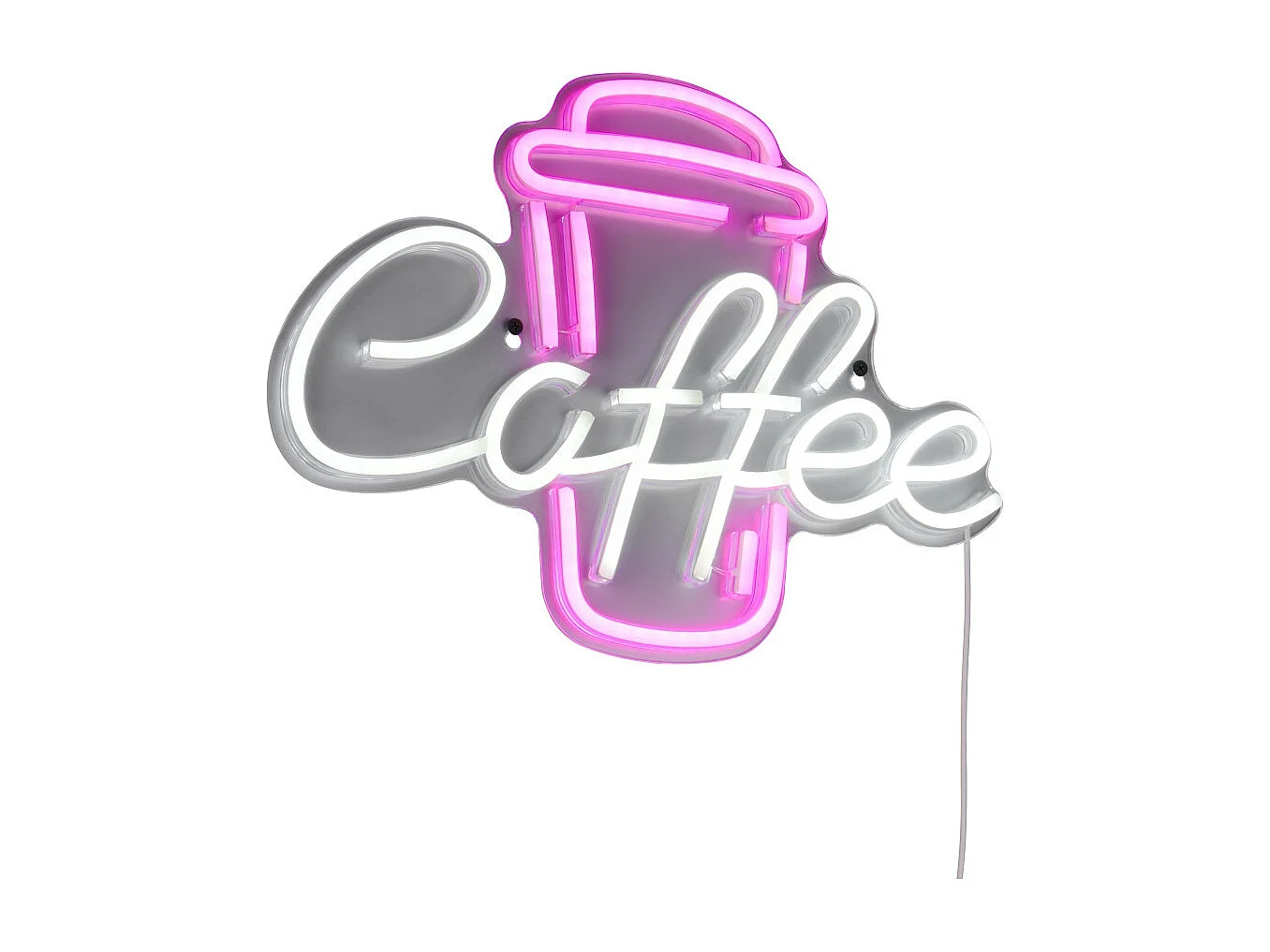 Applique murale LED néon COFFEE