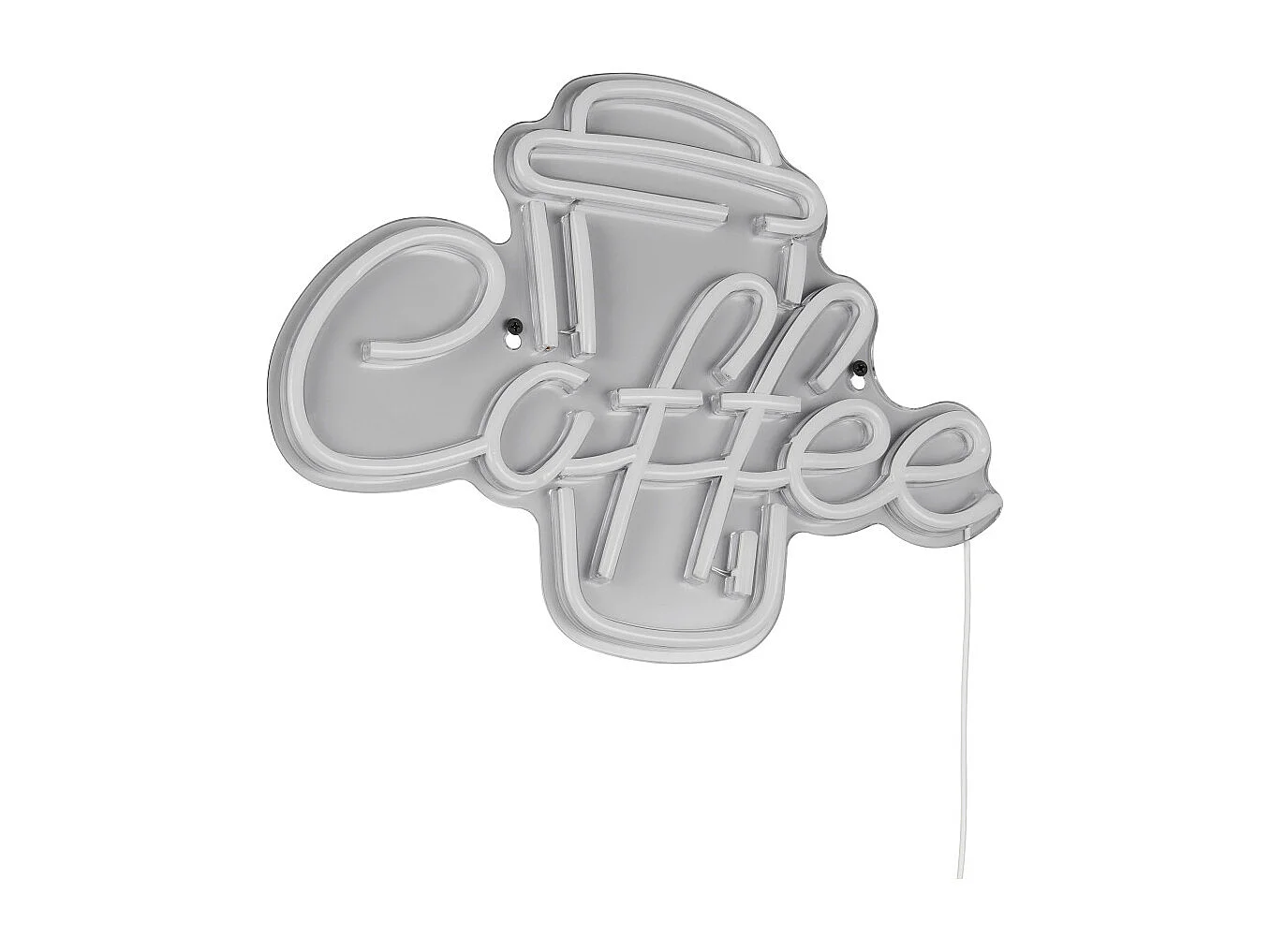 Applique murale LED néon COFFEE