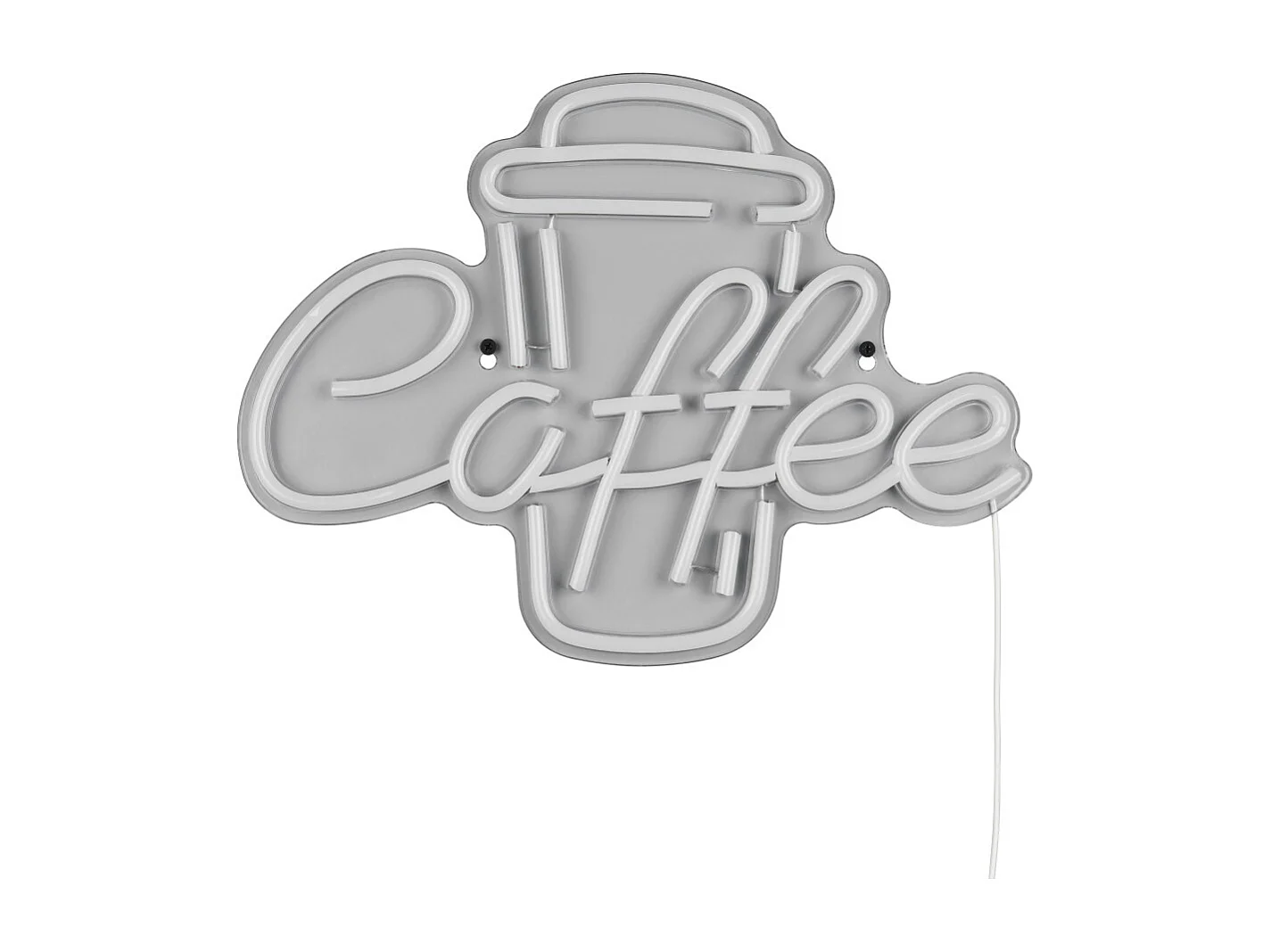 Applique murale LED néon COFFEE