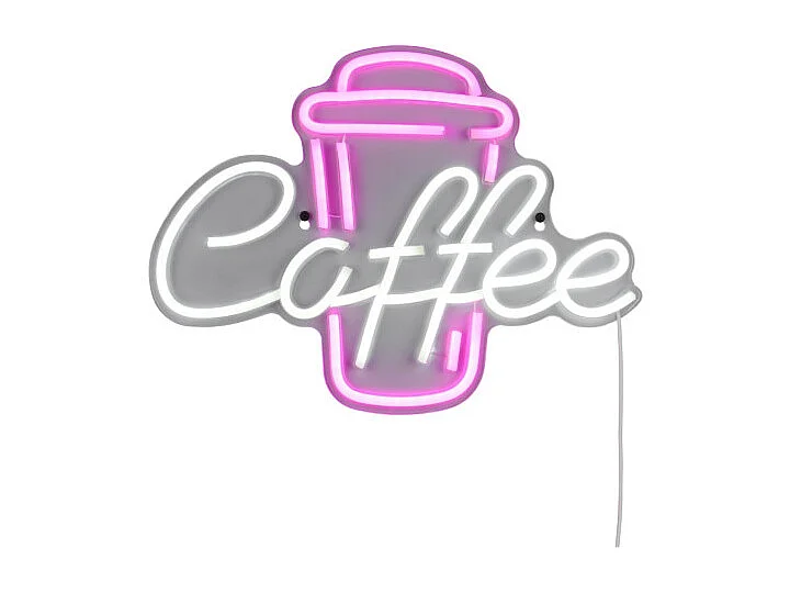 Applique murale LED néon COFFEE