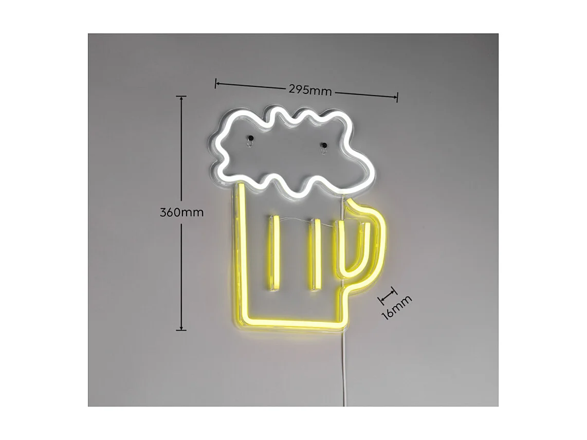 Applique LED murale mousse - Beer