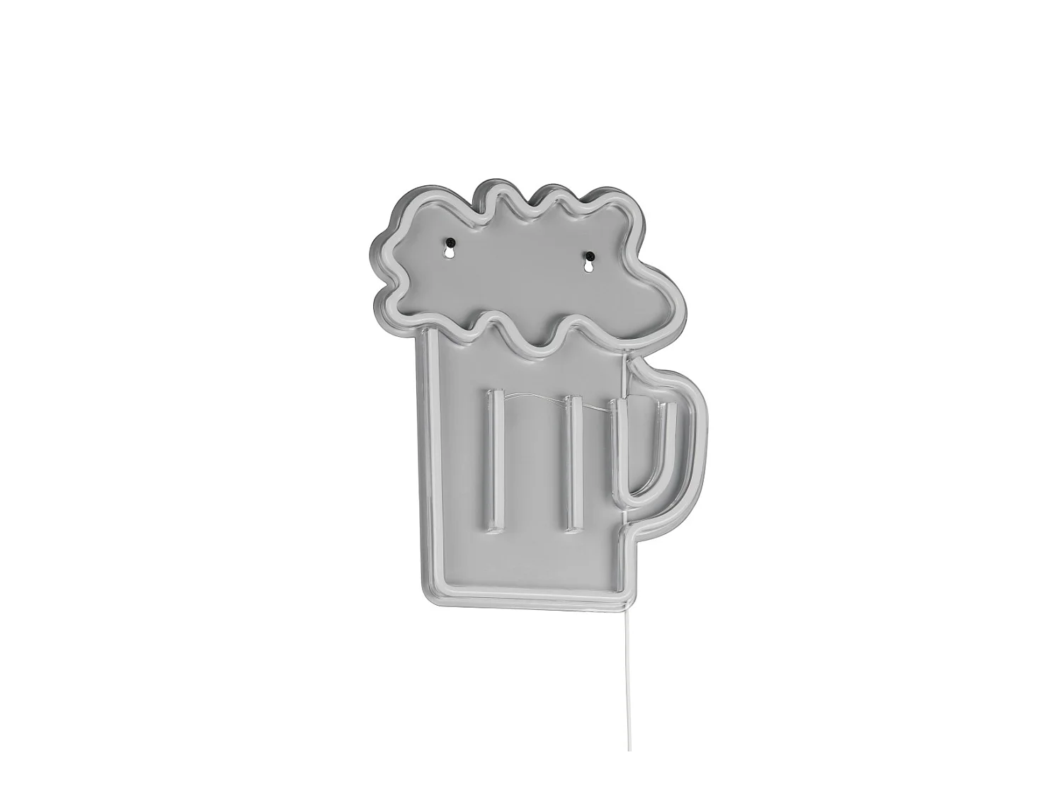 Wandlamp BEER - 0x0x36 cm - Transparant