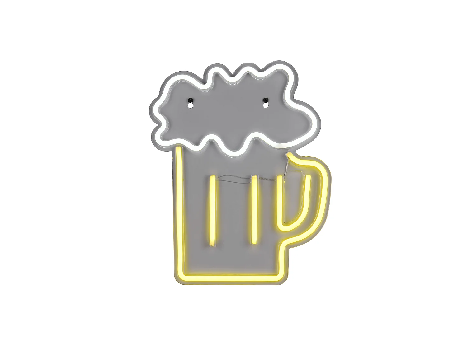 Wandlamp BEER - 0x0x36 cm - Transparant
