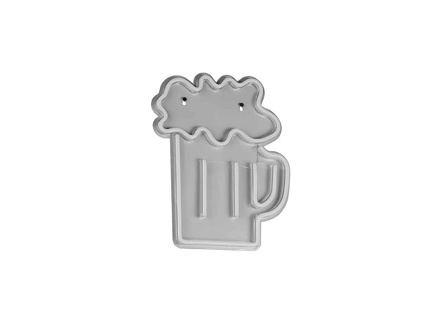 Wandlamp BEER - 0x0x36 cm - Transparant