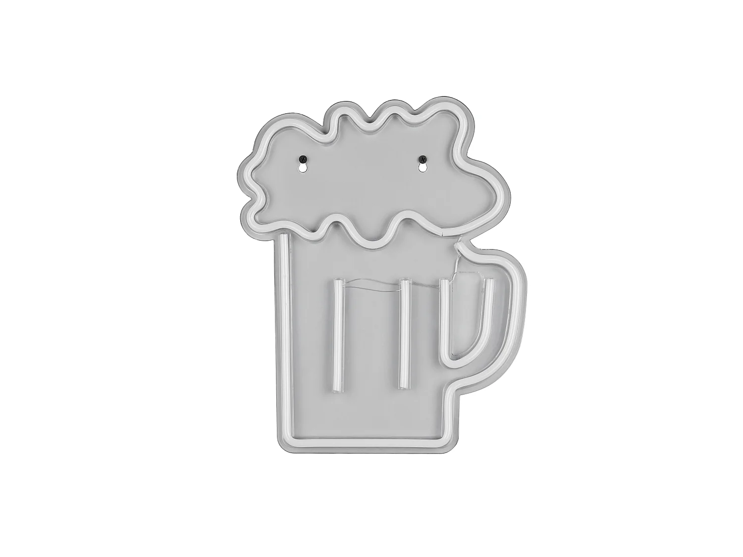 Wandlamp BEER - 0x0x36 cm - Transparant