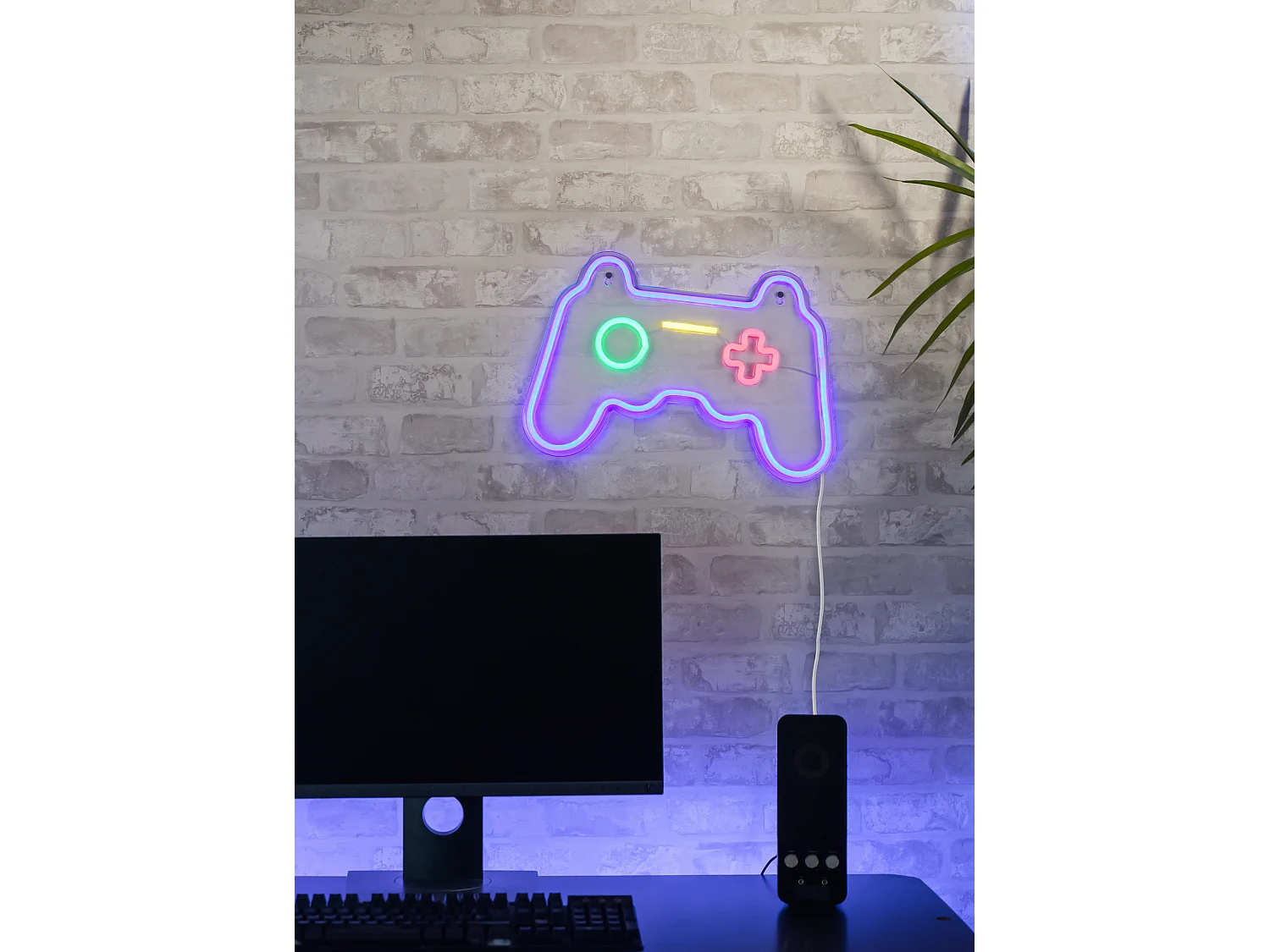 Wandlamp GAMER - 0x0x27.5 cm - Transparant