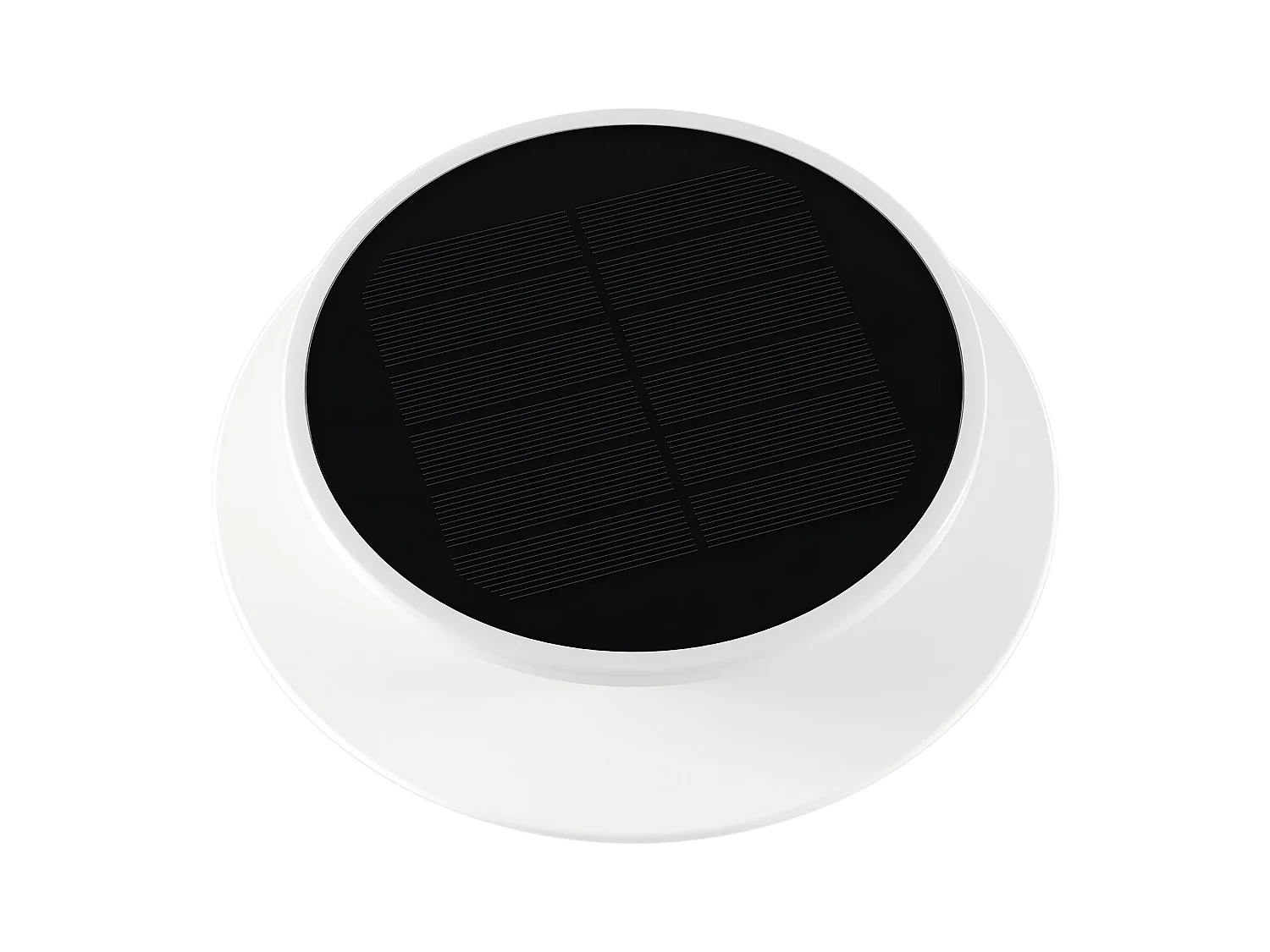 Spot solaire SOLIA SPIKE Blanc Plastique D16cm