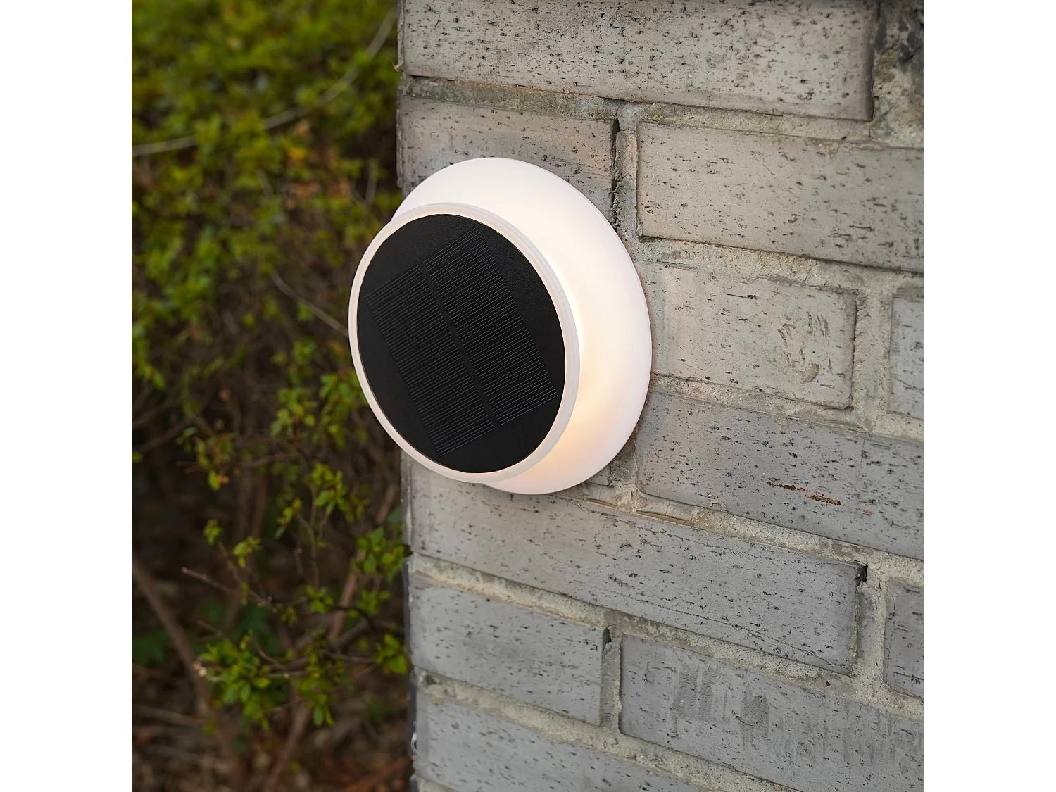 Spot solaire SOLIA SPIKE Blanc Plastique D16cm