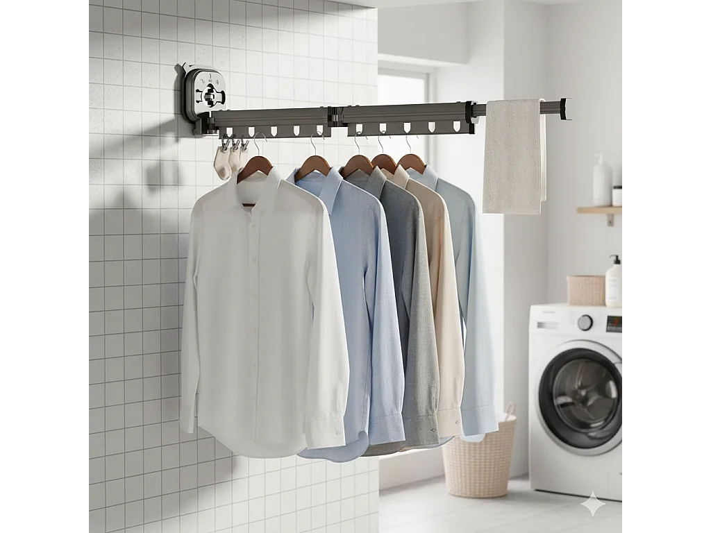 Séchoir à linge mural PYTHON 92cm