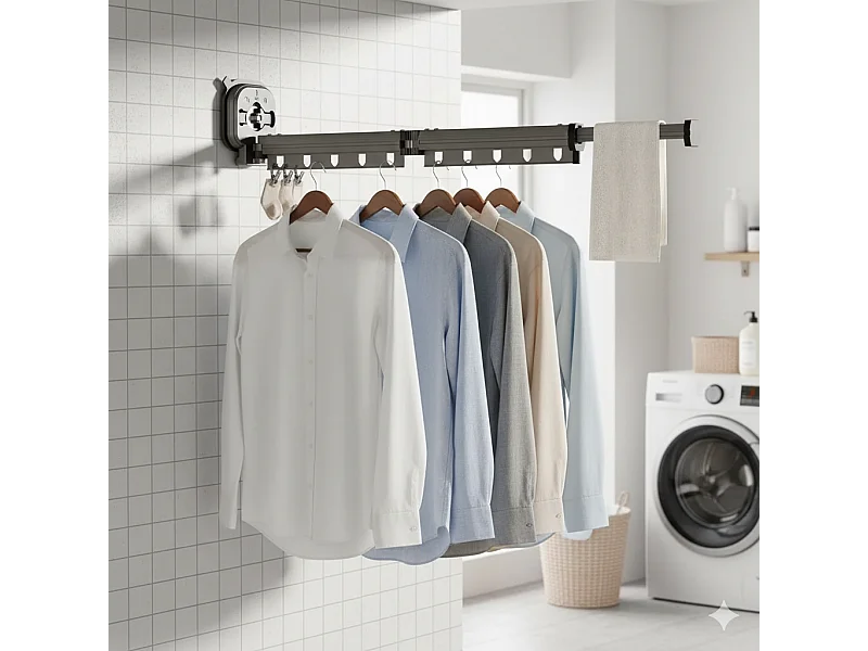 Séchoir à linge mural PYTHON 92cm