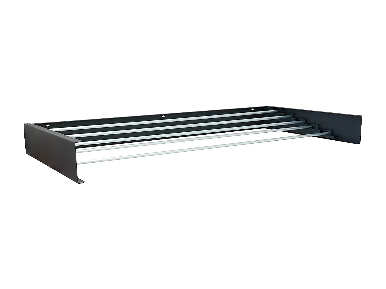 Étendoir à linge mural COBRA Noir Aluminium 6m