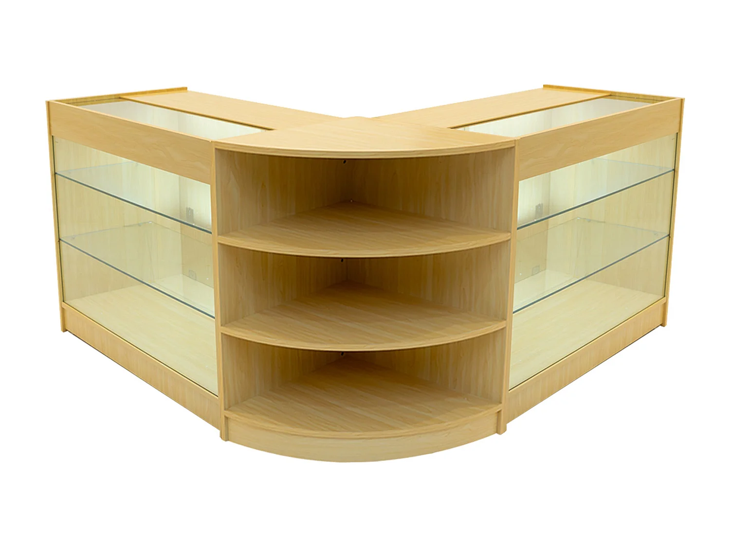 Apollo LED Winkel Toonbank Set LM60 & 2 x K1200 - Esdoorn