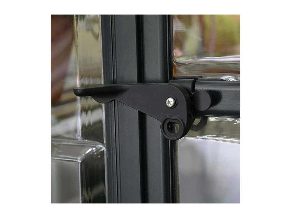 Serre de jardin en aluminium gris et polycarbonate Harmony 5.7m²