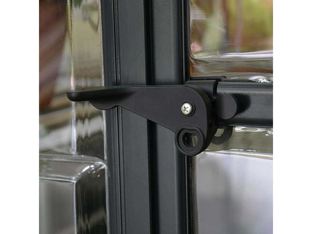 Serre de jardin en aluminium gris et polycarbonate Harmony 5.7m²