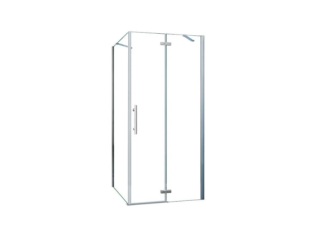 76x70x195cm Falttür Scharniertür Pendeltür Schwingtür Duschkabine Duschtür