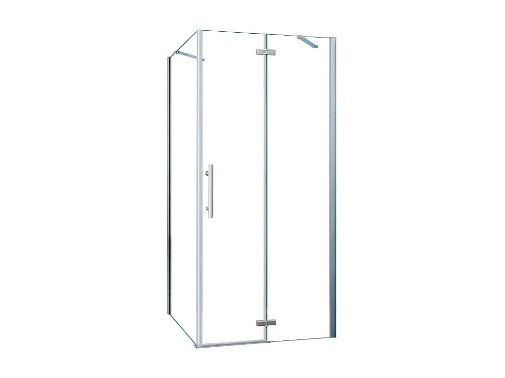 100x76x195cm Falttür Scharniertür Pendeltür Schwingtür Duschkabine Duschtür