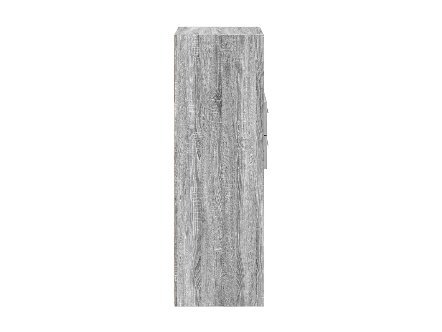 Sonoma grijs hoog dressoir 45x42,5x124 cm bewerkt hout