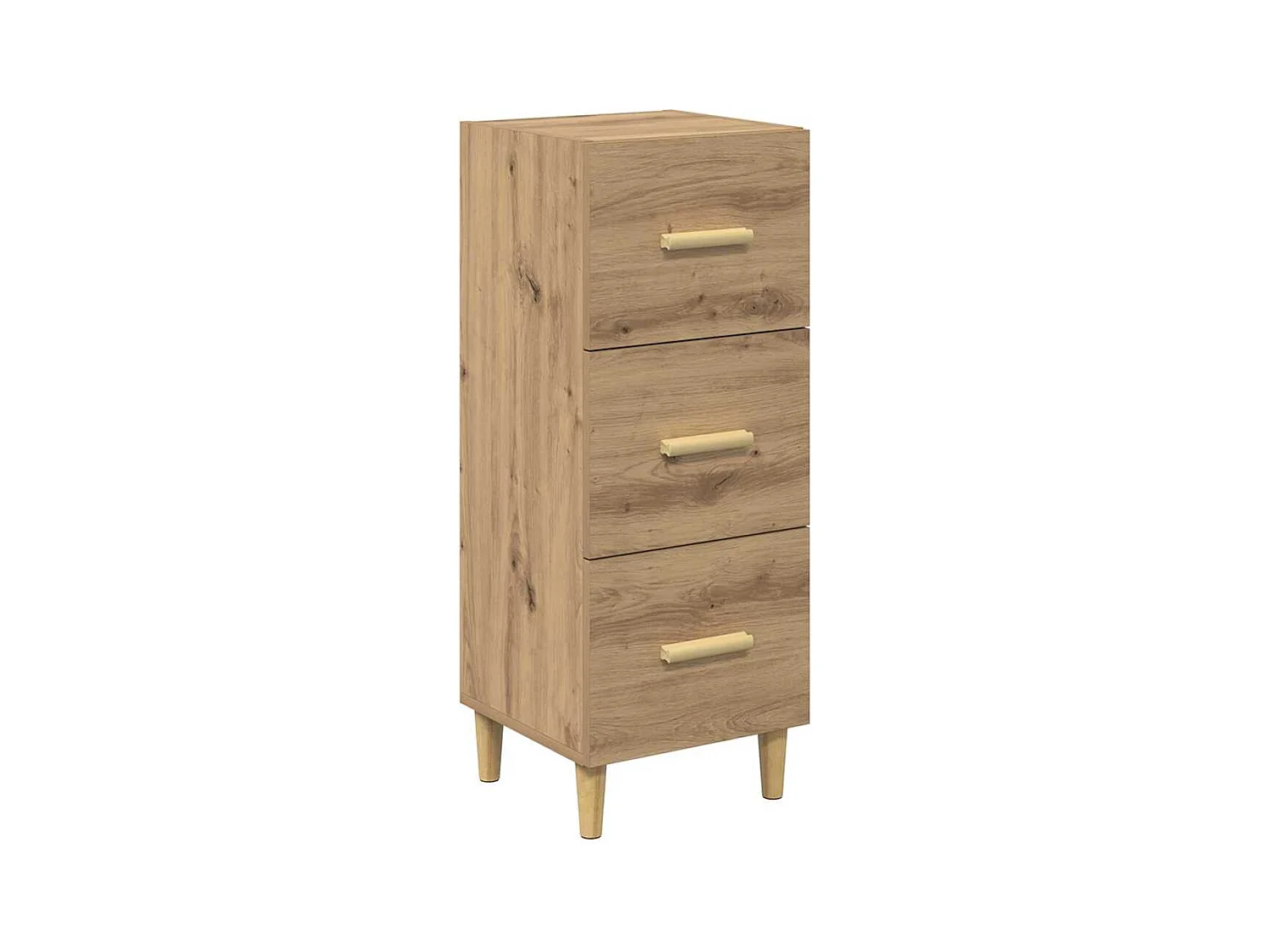 Buffet chêne artisanal 34,5 x 34 x 90 cm Bois d'ingénierie