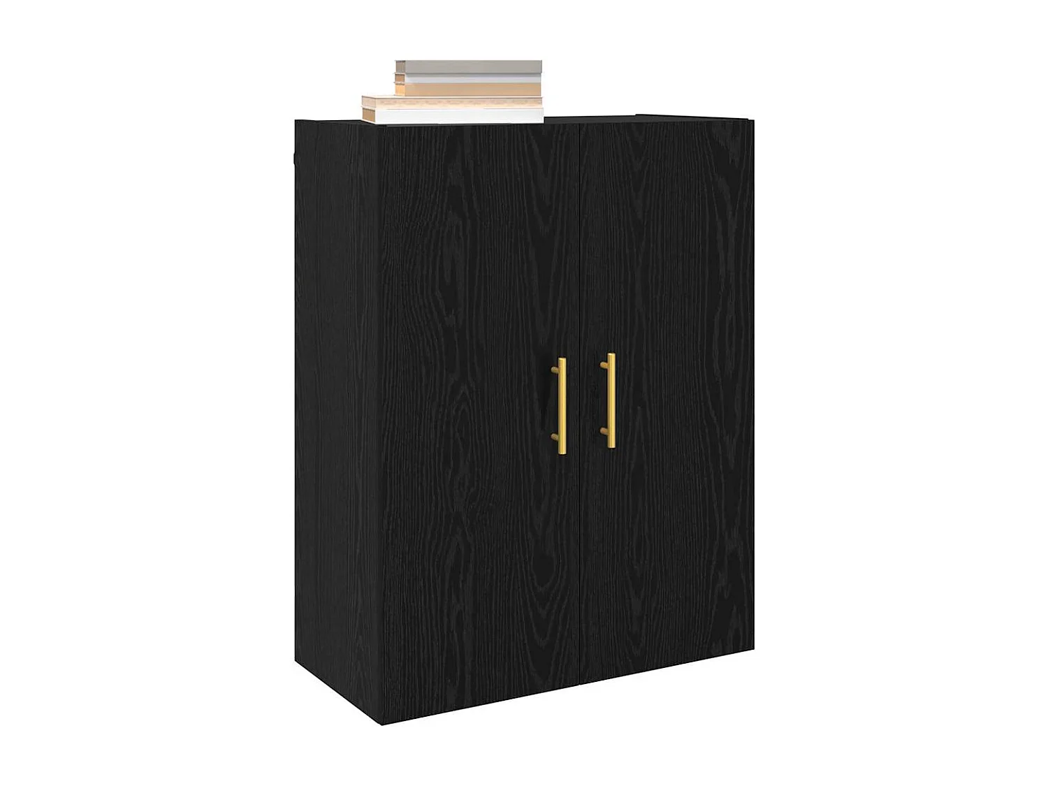 Wandschränke 2 Stk. Schwarze Eiche 69,5 x 34 x 90 cm