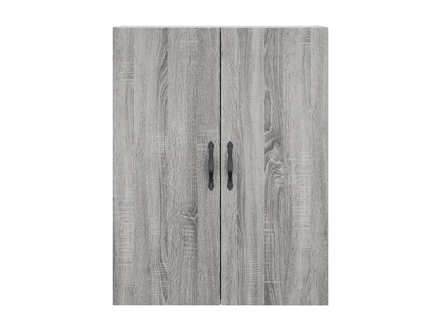 Credenza alta Sonoma grigia 69,5x34x180 cm Legno ingegnerizzato