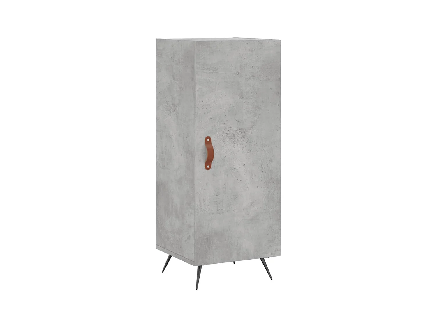 Buffet Gris béton 34,5x34x90 cm Bois d'ingénierie