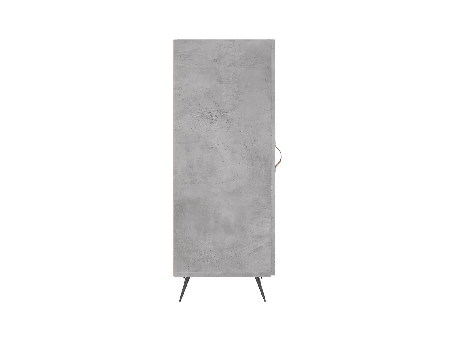 Buffet Gris béton 34,5x34x90 cm Bois d'ingénierie