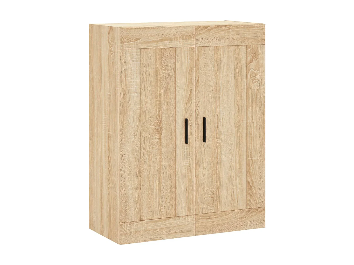 Credenza alta in rovere Sonoma 69,5x34x180 cm Legno ingegnerizzato