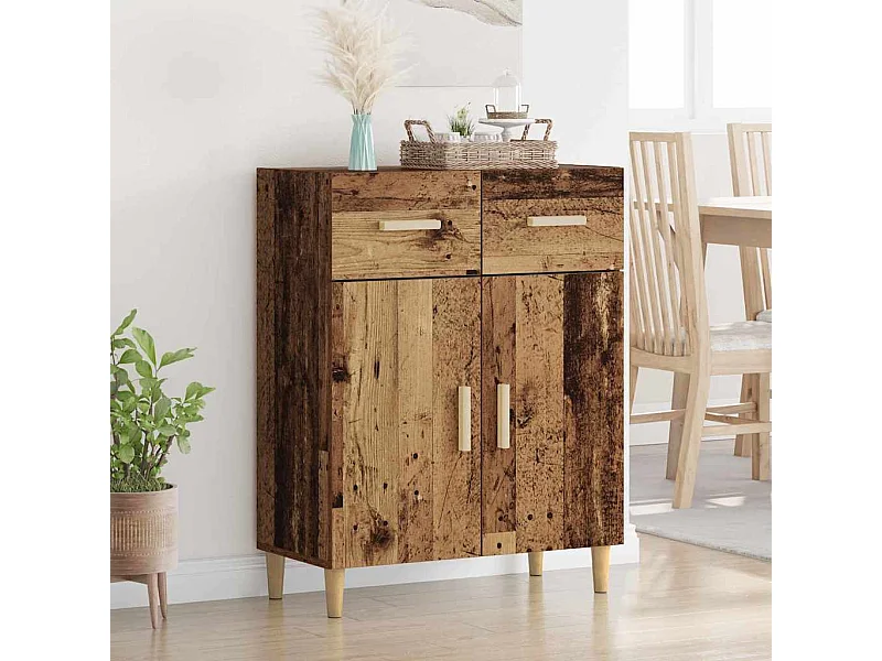 Credenza in legno antico 34 x 69,5 x 89 cm Legno ingegnerizzato