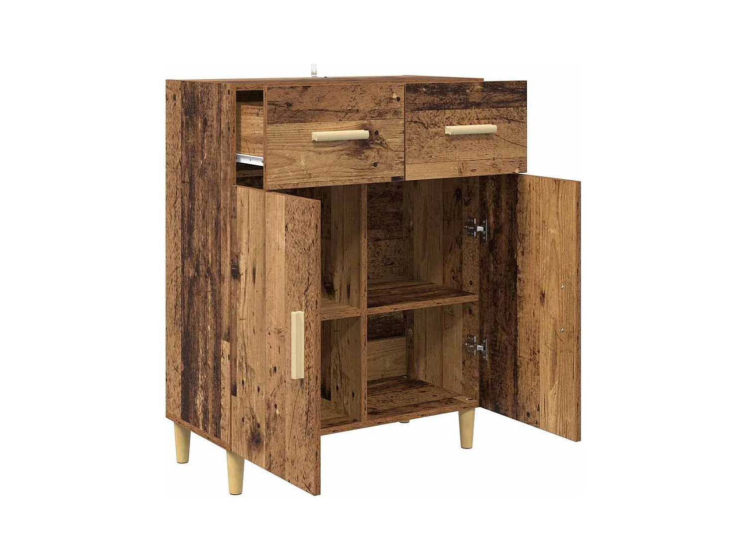 Credenza in legno antico 34 x 69,5 x 89 cm Legno ingegnerizzato