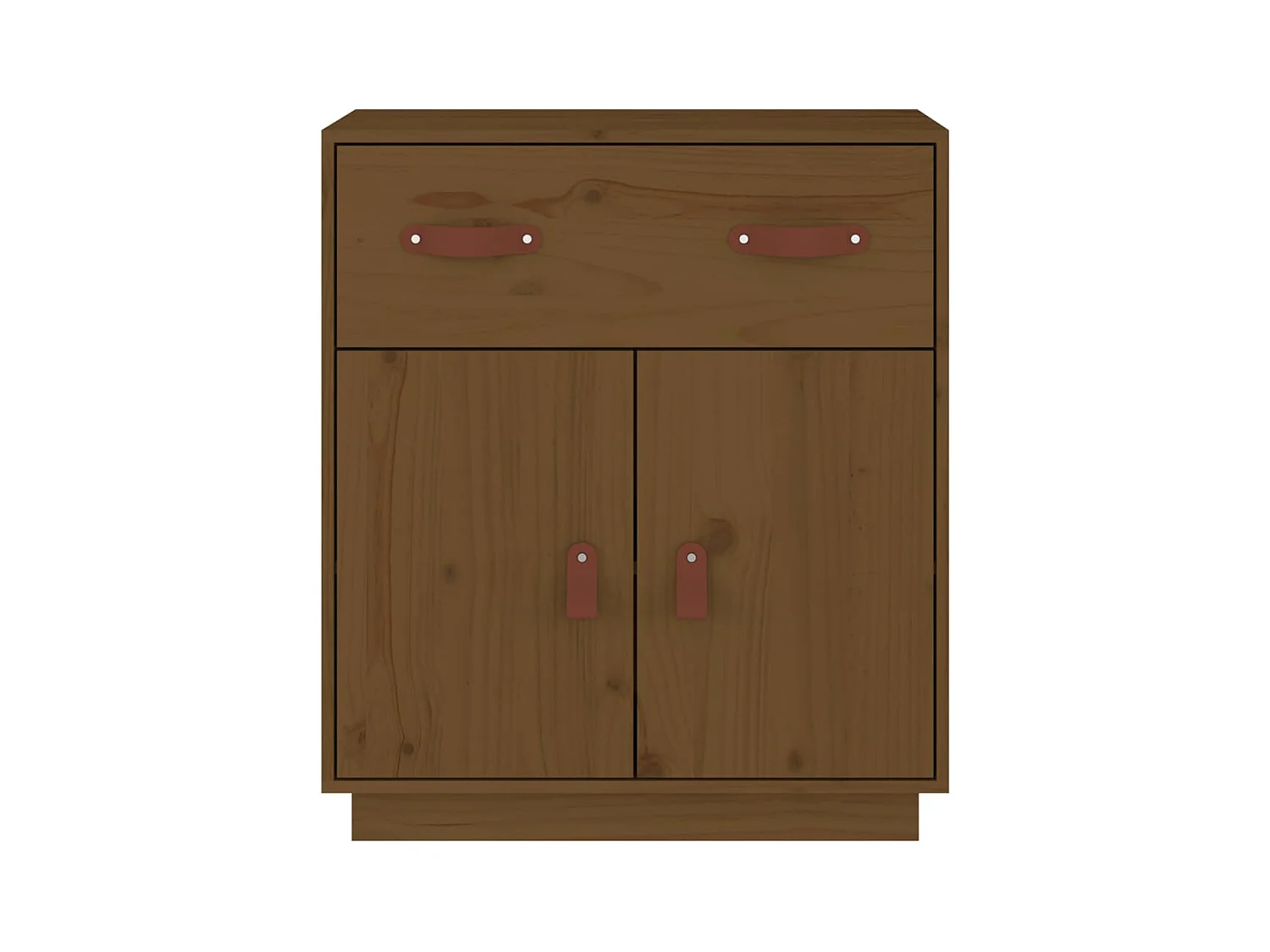 Buffet Marron miel 65,5x40x75 cm Bois massif de pin