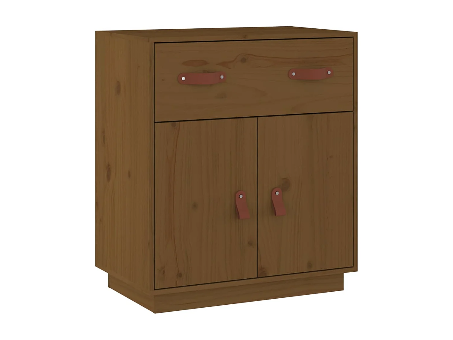 Buffet Marron miel 65,5x40x75 cm Bois massif de pin