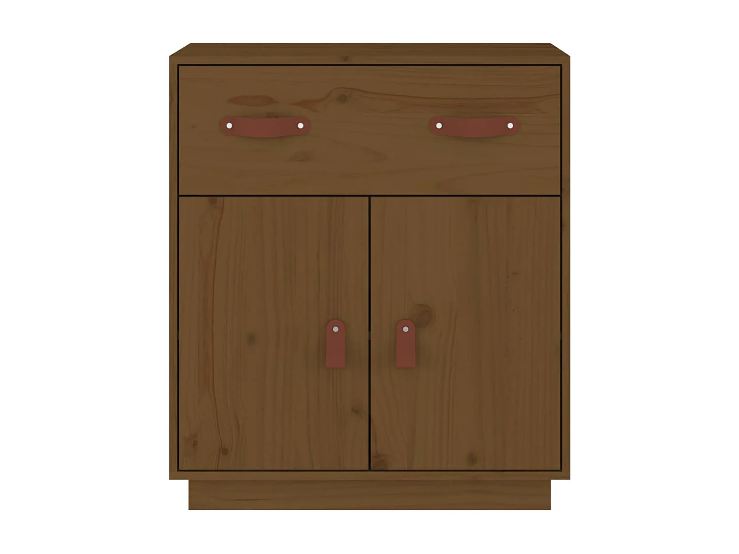 Buffet Marron miel 65,5x40x75 cm Bois massif de pin