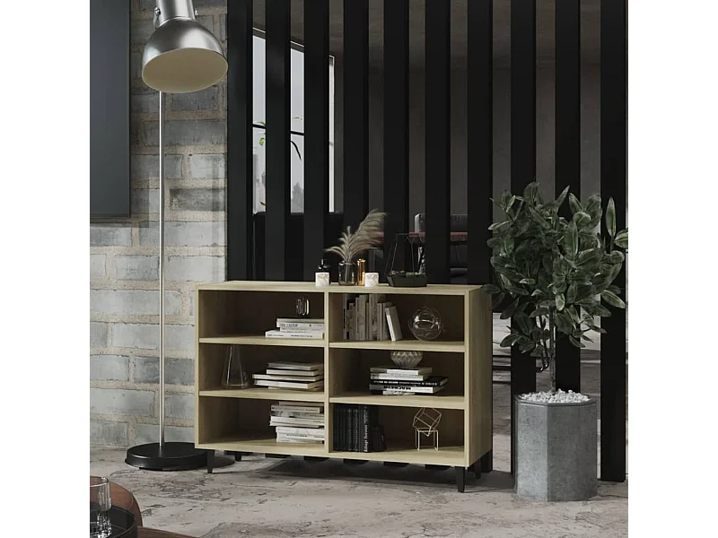 Sonoma eiken dressoir 103,5x35x70 cm bewerkt hout