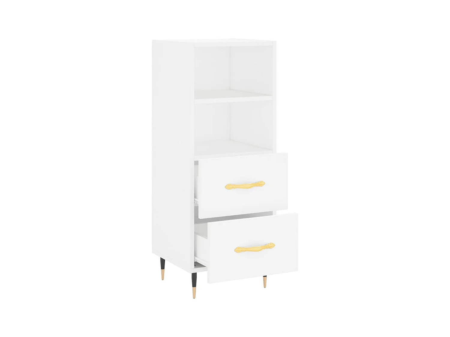 Buffet blanc 34,5x34x90 cm bois d'ingénierie