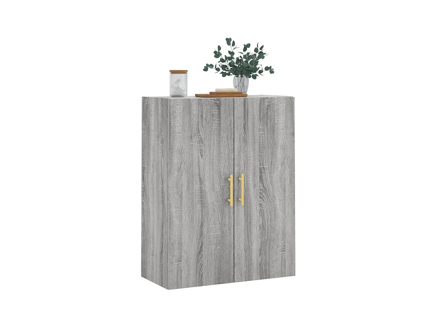 Armoire murale sonoma gris 69,5x34x90 cm